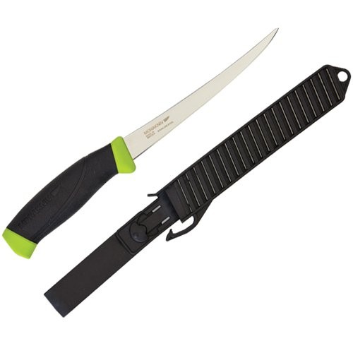 Fishing Knife includes an "Easy Clean" polypropylene sheath belt loop.