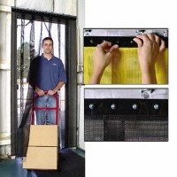 AirFlex Mesh Barrier Strip Curtain Door System