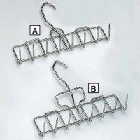 Stainless Steel Bacon Hangers. Item A - Without Grip. Item B - With Grip