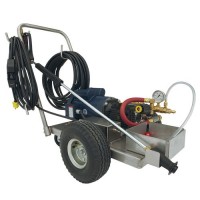 Pressure Washer with Stainless Steel Cart