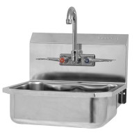 Sani-Lav Stainless Steel Wall Mount Hand Sink 