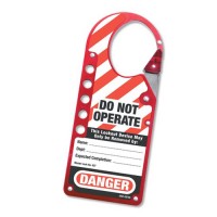 ''Do Not Operate'' Lockout Hasp
