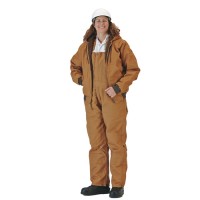 Insulated jacket and overalls are the perfect combination for cold weather environments.