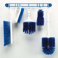 Blue, 5-Hook Rack 'Em Brush Rack