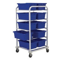 Ten-Tote Side-By-Side, Heavy-Duty Aluminum Dolly (REQUIRES SHIPMENT BY TRUCKLINE)