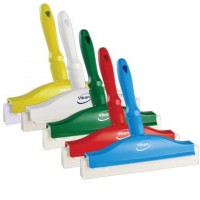 Vikan 10" Fixed Head Color-Coded Bench Squeegees