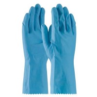 Assurance 18-Mil. Flock-Lined Natural Rubber Latex Gloves