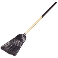 Synthetic Corn Broom (Black) 