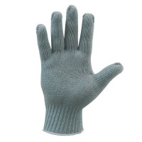 Blue Knit Eco-Gloves