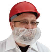 Beard Guards are a must for workers with facial hair.