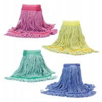 Color-Coded Looped-End Mop Heads
