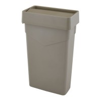 Beige, Carlisle TrimLine Waste Container with Swing Lid