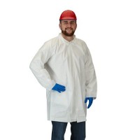 White Microporous Lab Coat 