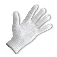 Shrink-Resistant Poly/Cotton Knit Gloves