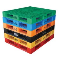 Plastic Pallet Skids are available in six colors.