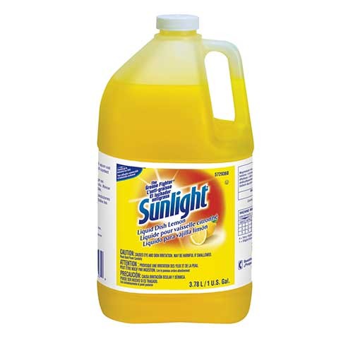 Sunlight Lemon Liquid Dish Soap, 1 Gallon