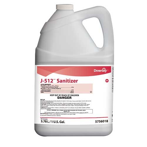 Diversey J-512 Sanitizer, 1 Gallon
