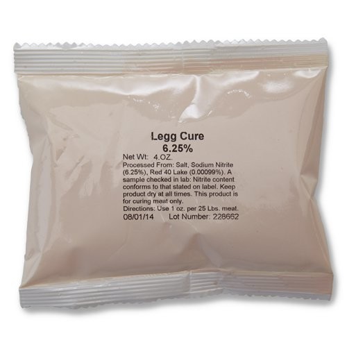 Legg's Tinted Curing Salt, 4 oz. Bag