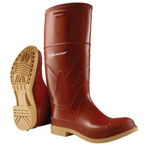 Dunlop 16-Inch Superpoly Boots with Chevron Sole