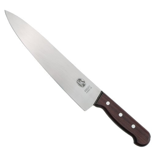 Victorinox 10-Inch Straight Chefs Knife with Rosewood Handle 