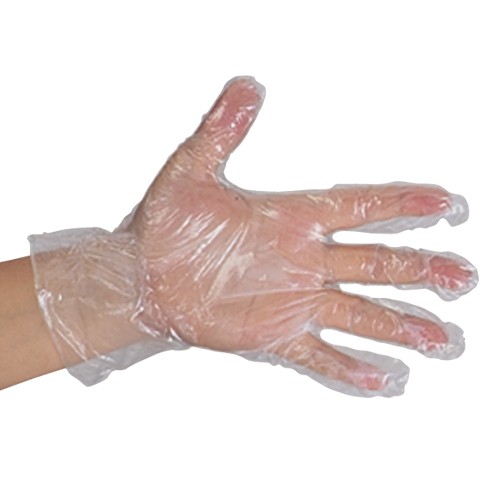Prime Source Clear, Wrist-Length Poly Gloves